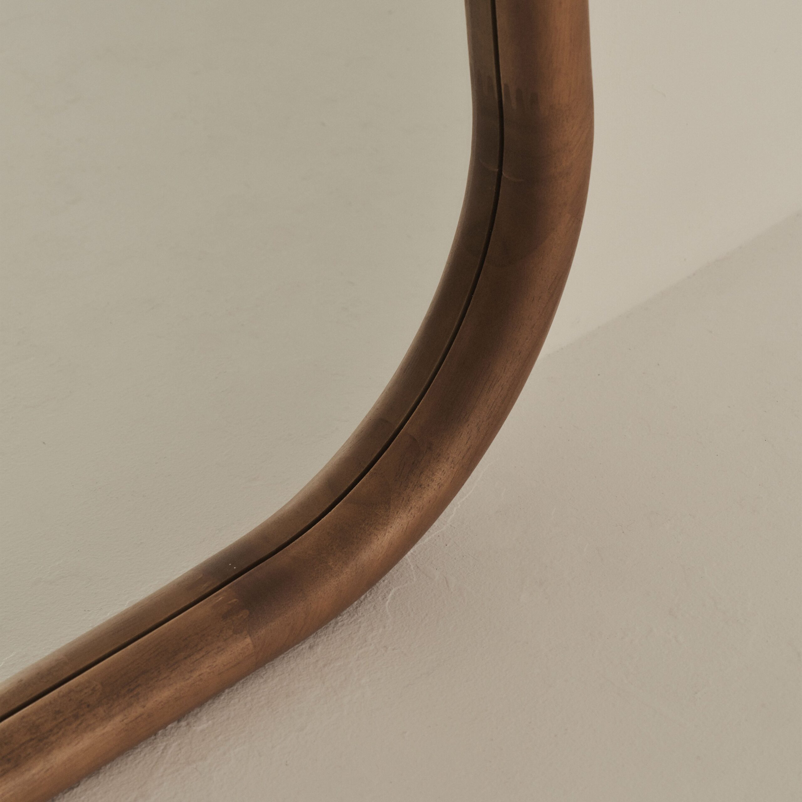 Aaliyah - Extra Large Full Length Warm Wood Irregular Mirror 180cm x 110cm - Image 4